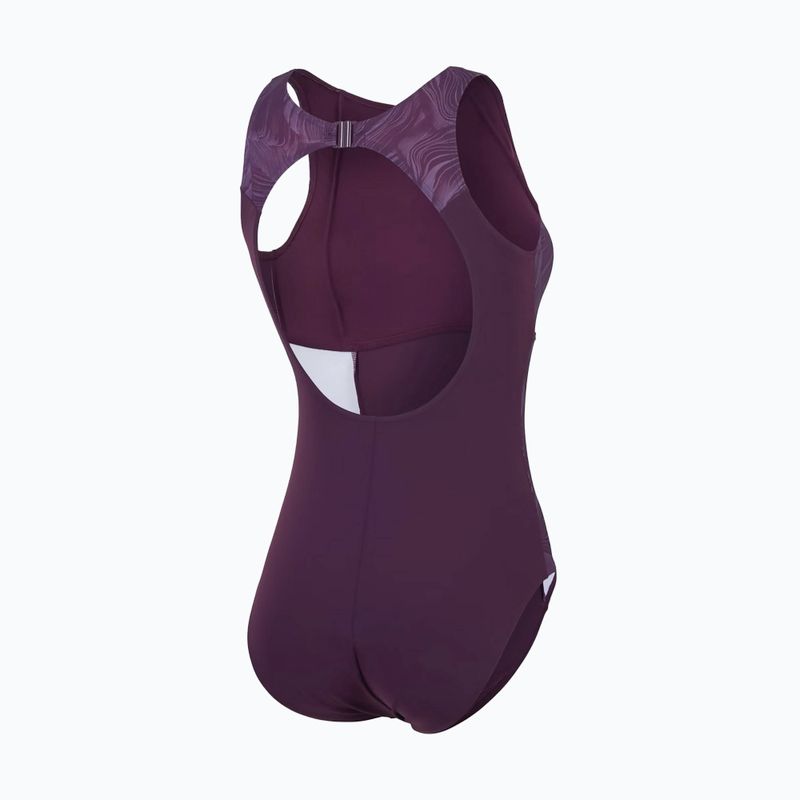 Dámské jednodílné plavky Speedo Shaping LapisNite One Piece plum dandy 2