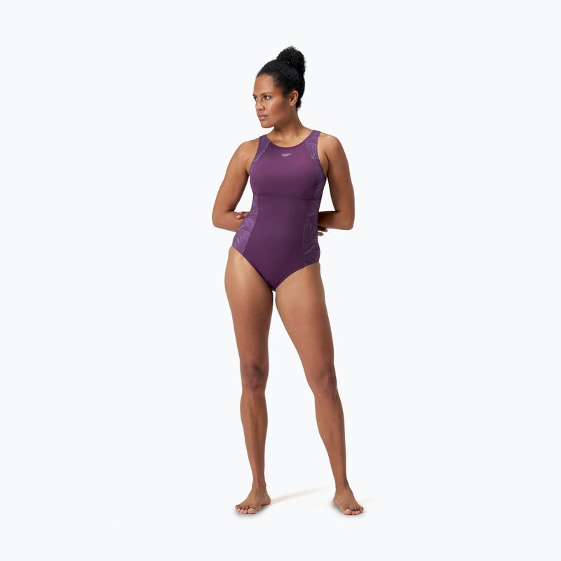 Dámské jednodílné plavky Speedo Shaping LapisNite One Piece plum dandy 6