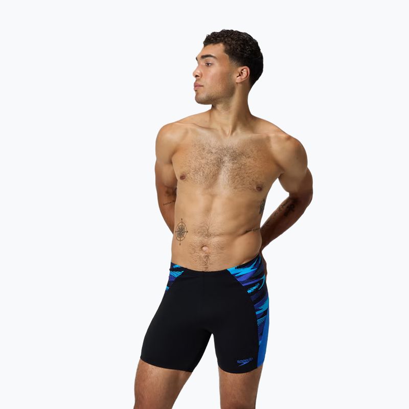 Pánské plavecké jammery Speedo Endurance+ Max Splice Jammer black/cobalt pop 4