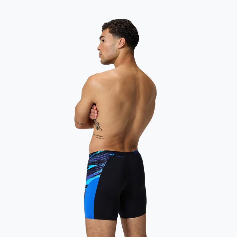 Pánské plavecké jammery Speedo Endurance+ Max Splice Jammer black/cobalt pop 6