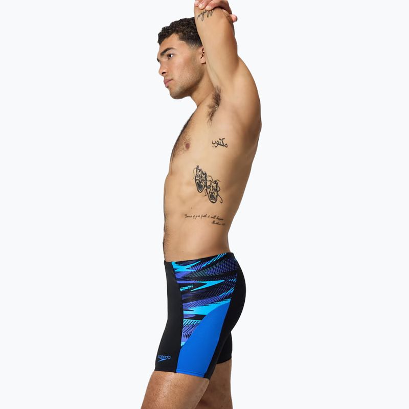 Pánské plavecké jammery Speedo Endurance+ Max Splice Jammer black/cobalt pop 7