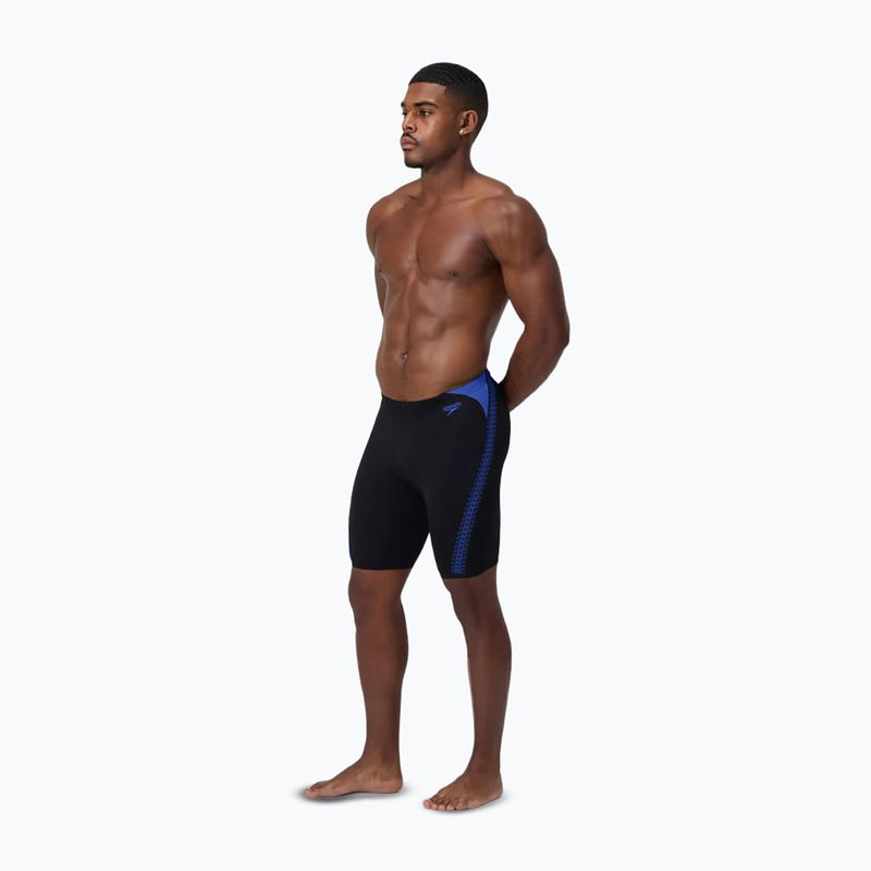 Pánské plavecké jammery Speedo Hyper Boom Splice black/cobalt pop 2