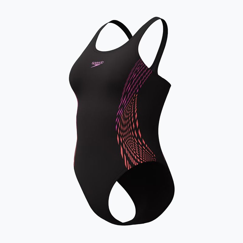 Dámské jednodílné plavky Speedo Placement Muscleback neon violet 3