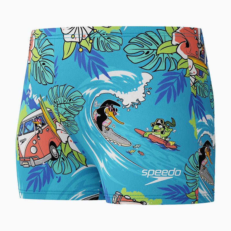 Dětské plavecké boxerky Speedo Learn To Swim Digital Allover Aquashort picton blue 3