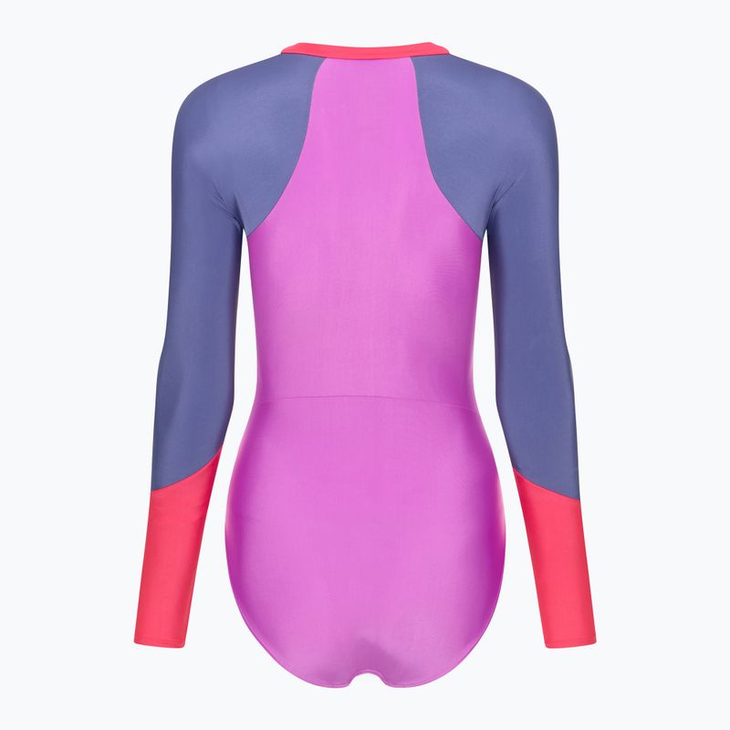 Dámské jednodílné plavky Speedo Colour Block neon violet 2