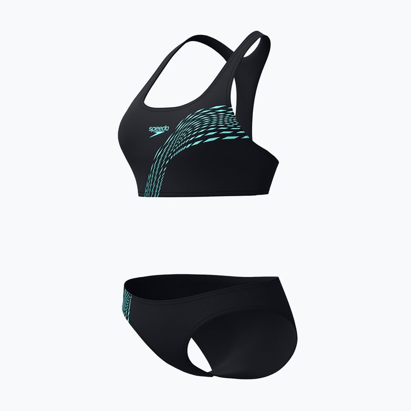Dámské dvoudílné plavky Speedo Placement Bikini set arctic glass 3
