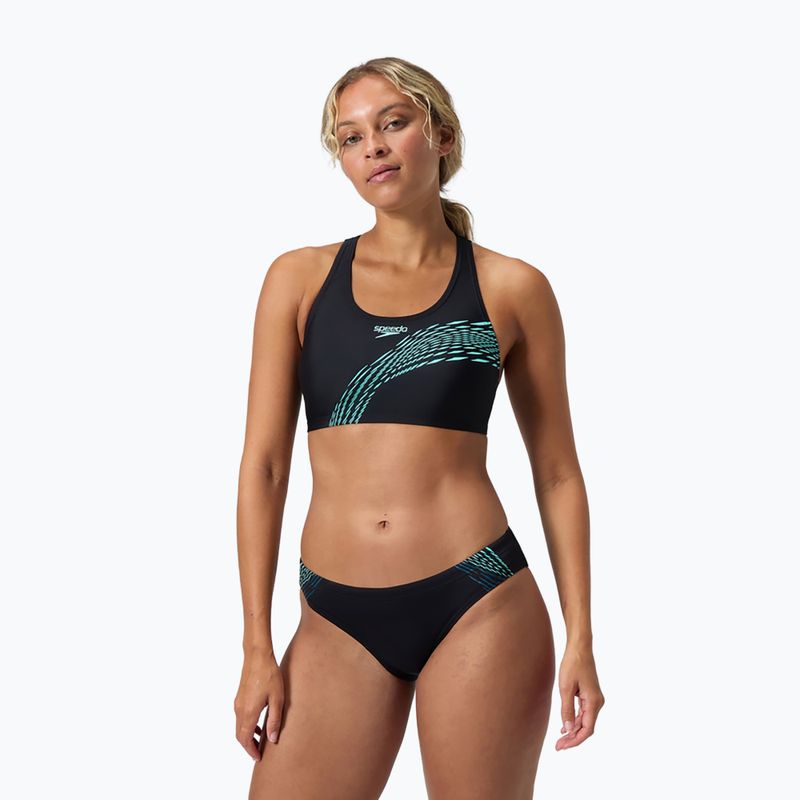 Dámské dvoudílné plavky Speedo Placement Bikini set arctic glass 5