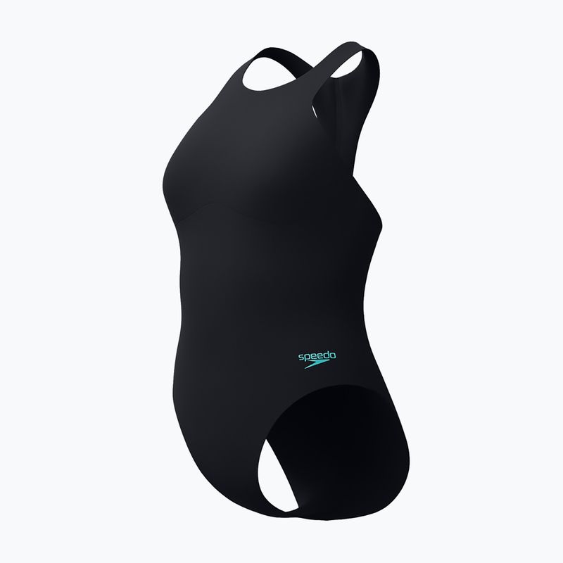 Dámské jednodílné plavky Speedo Racer Zip with Built in Swim Bra anthracite 3