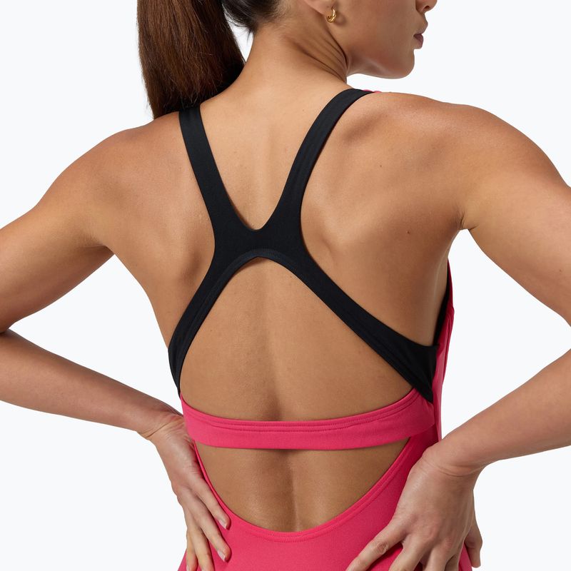 Dámské jednodílné plavky Speedo Flex Band with Swim Bra raspbery fill/vermilion/punch 5
