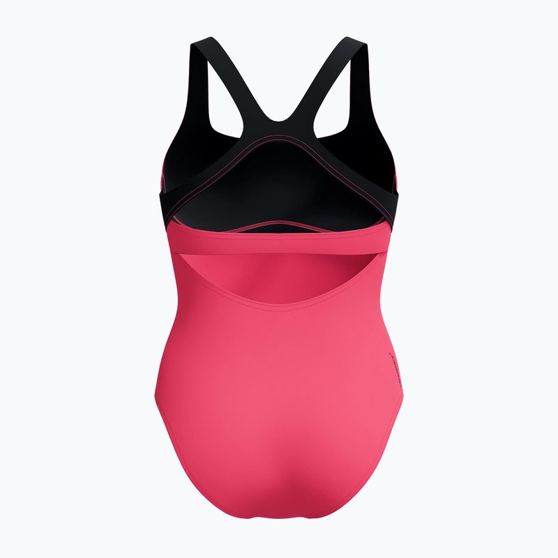 Dámské jednodílné plavky Speedo Flex Band with Swim Bra raspbery fill/vermilion/punch 8