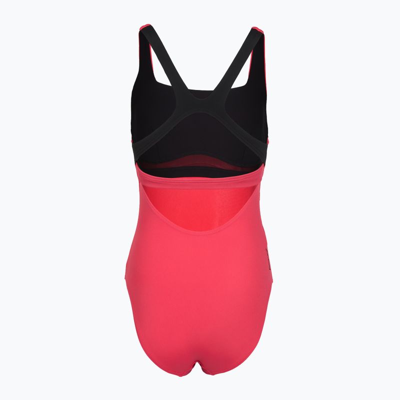 Dámské jednodílné plavky Speedo Flex Band with Swim Bra raspbery fill/vermilion/punch 8