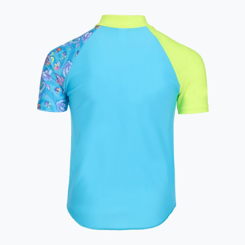 Pánské dvoudílné plavky Speedo Learn To Swim Digital Rash Top Set turkish sea 4