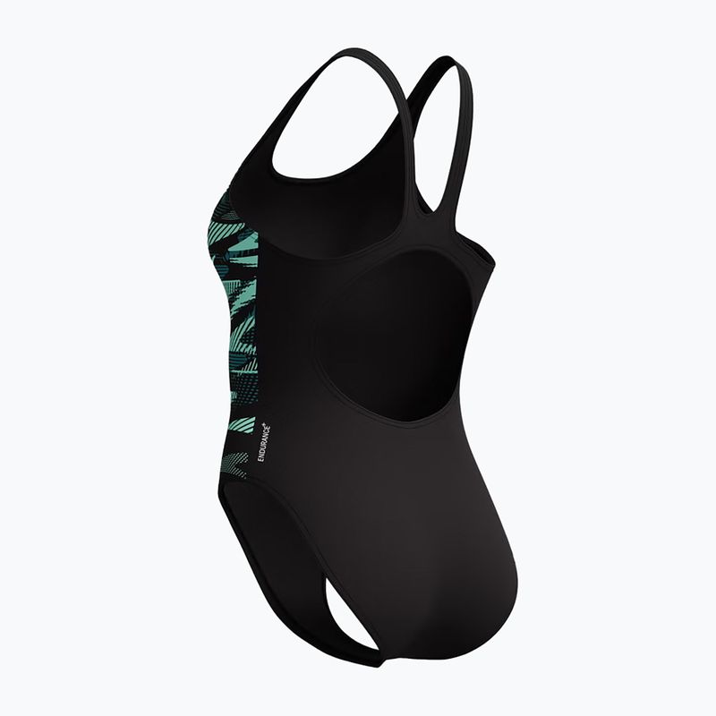 Dámské jednodílné plavky Speedo Hyperboom Placement Muscleback dark teal 5