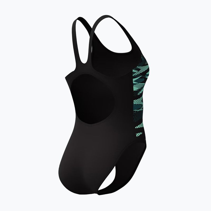 Dámské jednodílné plavky Speedo Hyperboom Placement Muscleback dark teal 6