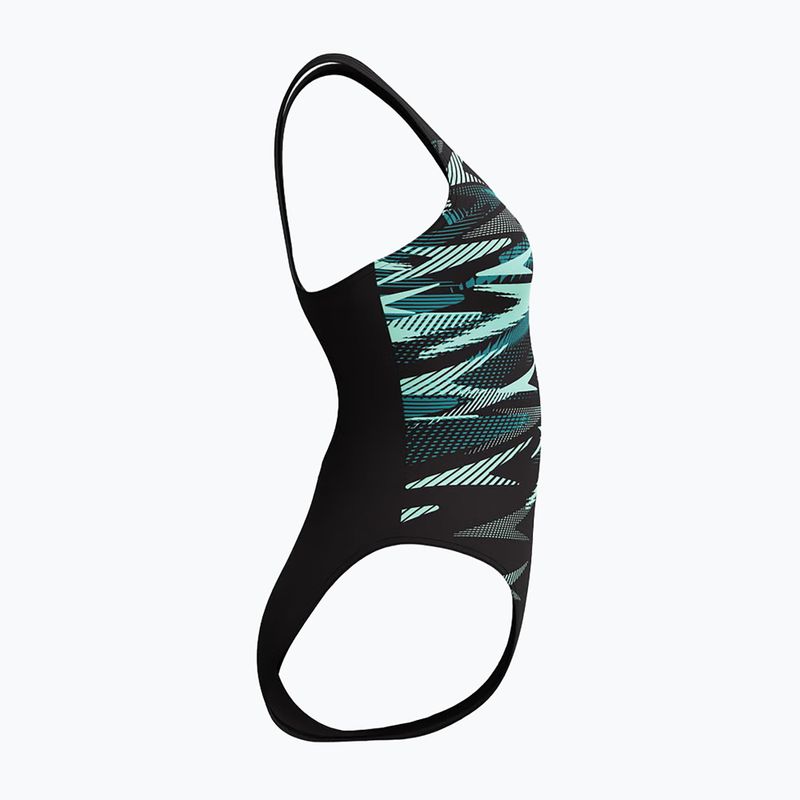 Dámské jednodílné plavky Speedo Hyperboom Placement Muscleback dark teal 7