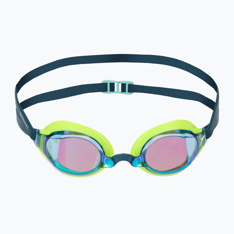 Plavecké brýle Speedo Fastskin Speedsocket 2 Mirror hyper yellow/cobalt/emerald 2