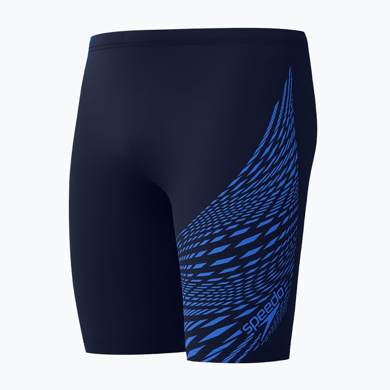 Pánské plavecké jammery Speedo Medley Logo Jammer navy/cobalt pop 3
