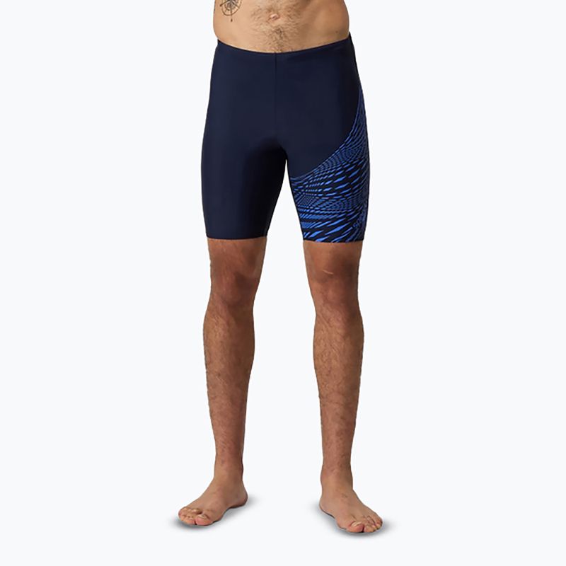 Pánské plavecké jammery Speedo Medley Logo Jammer navy/cobalt pop 5