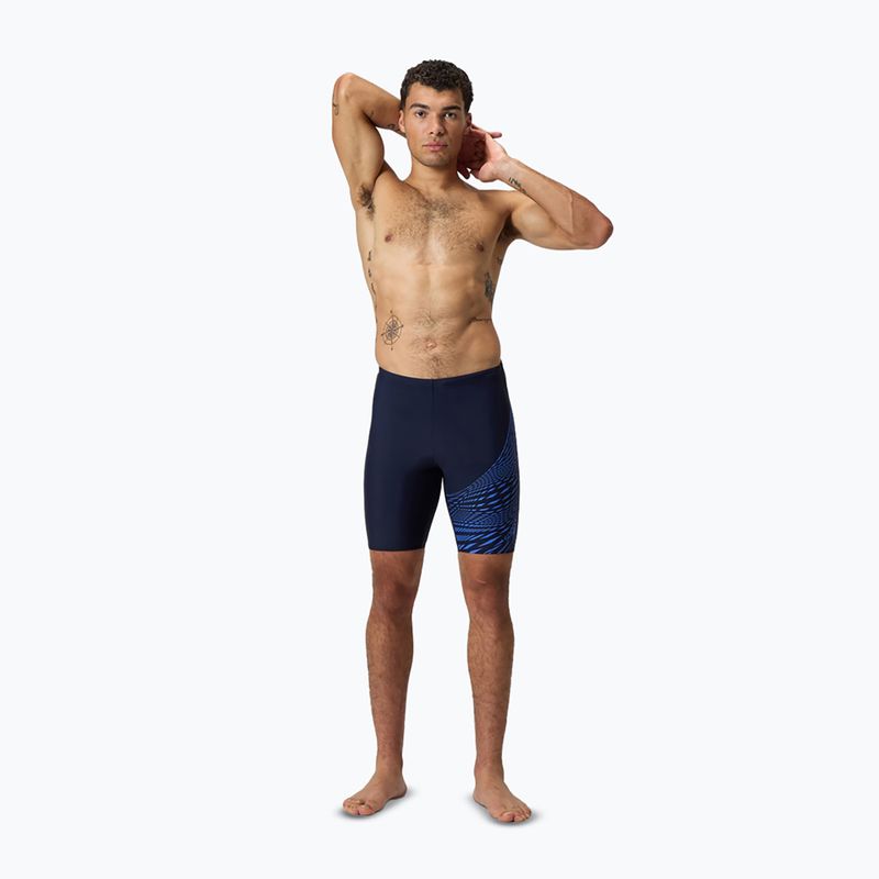 Pánské plavecké jammery Speedo Medley Logo Jammer navy/cobalt pop 6