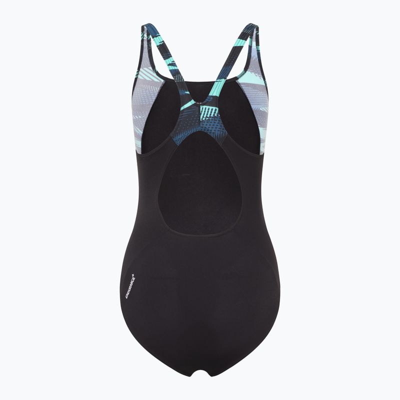 Dámské jednodílné plavky Speedo HyperBoom Splice Muscleback dark teal 2