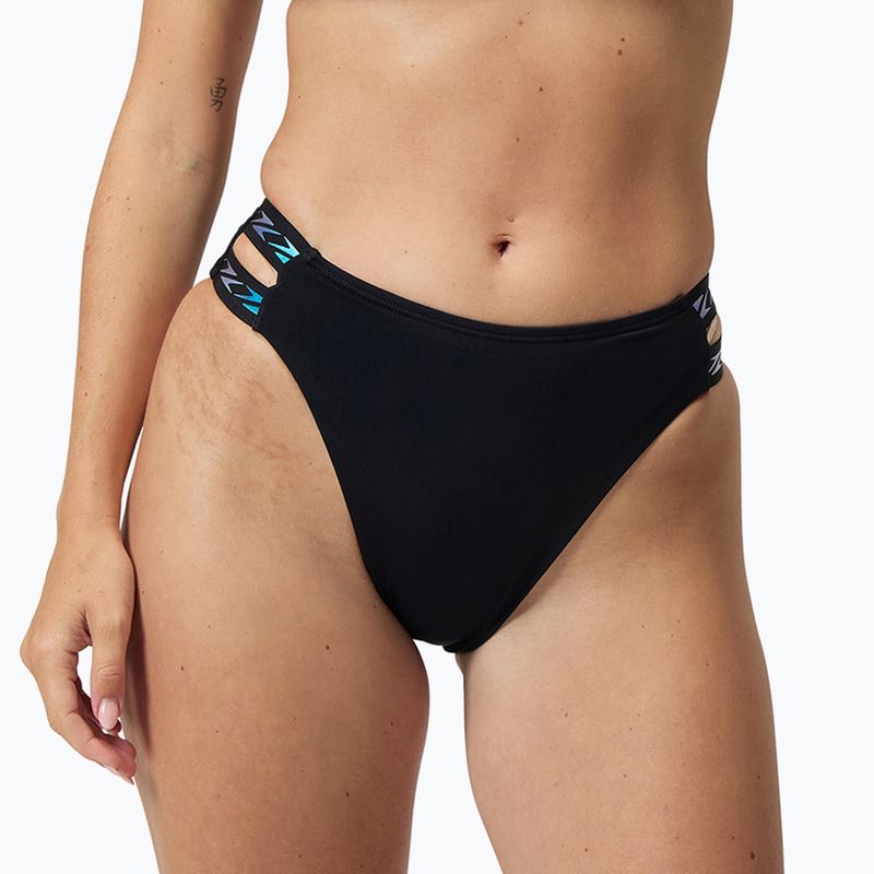 Dámské dvoudílné plavky Speedo Solid Logo Elastic High Waist Bottom speedo black 4