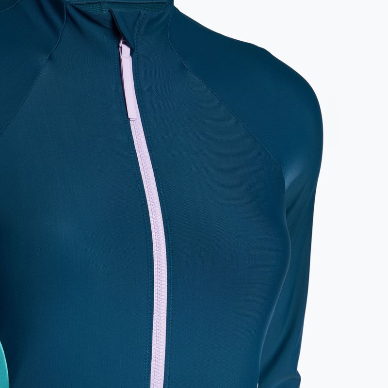 Dámské jednodílné plavky Speedo Zip Colorblock dark teal 3