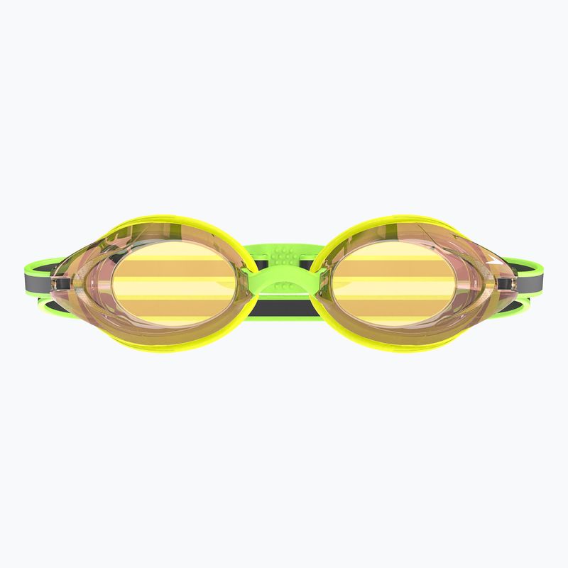 Plavecké brýle Speedo Vanquisher 3.0 Mirrored hyper yellow/grey/ablaze mirror 2