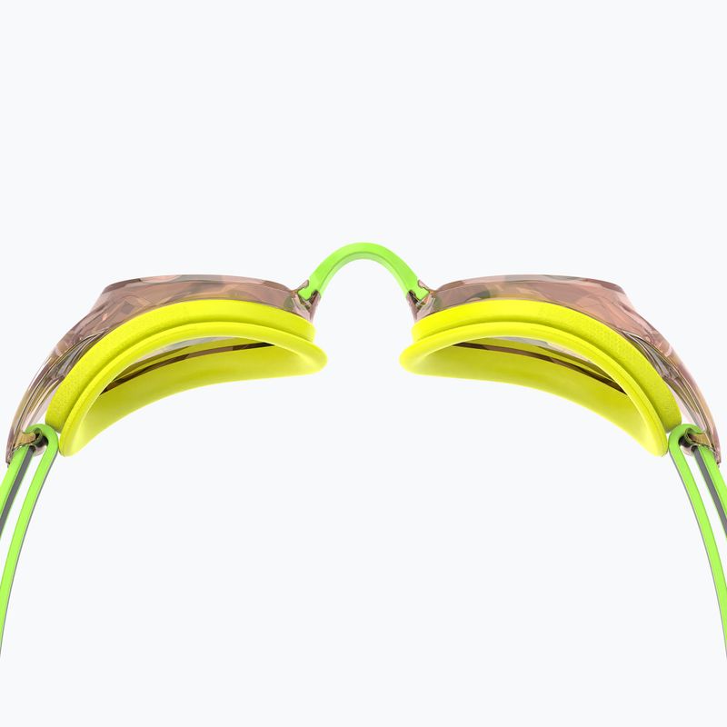 Plavecké brýle Speedo Vanquisher 3.0 Mirrored hyper yellow/grey/ablaze mirror 3