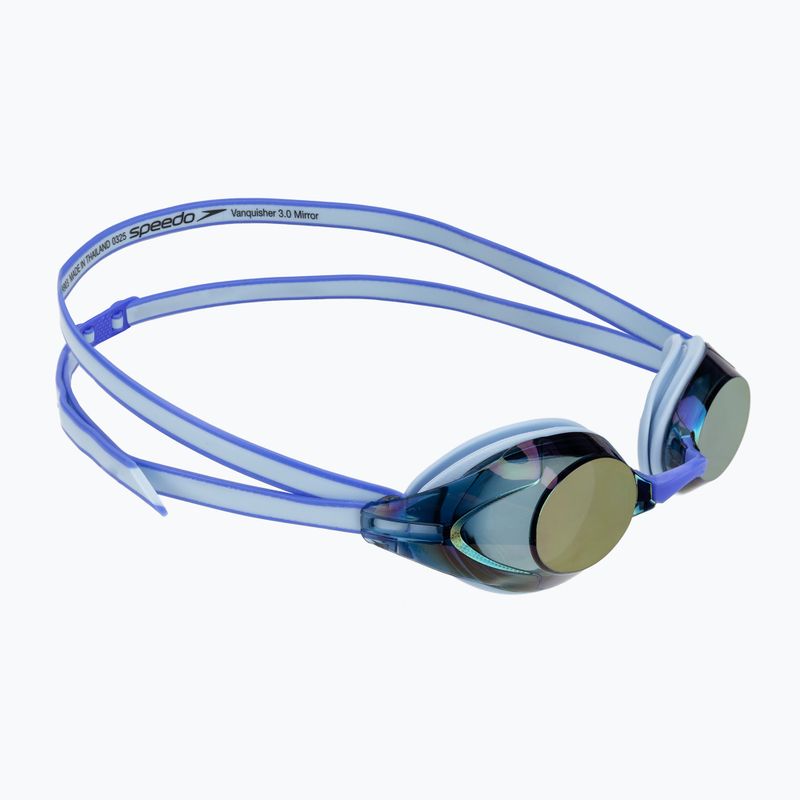 Plavecké brýle Speedo Vanquisher 3.0 Mirrored hawaiian sky / cobalt / iris mirror