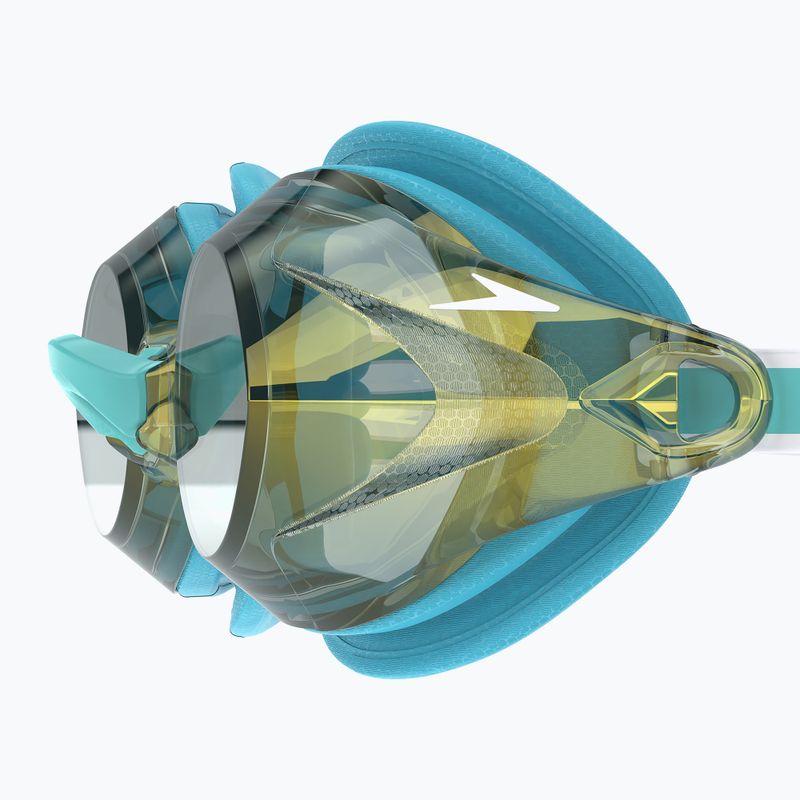 Dámské plavecké brýle  Speedo Vanquisher 3.0 Mirrored bachelor button/celeste/gold mirror 3