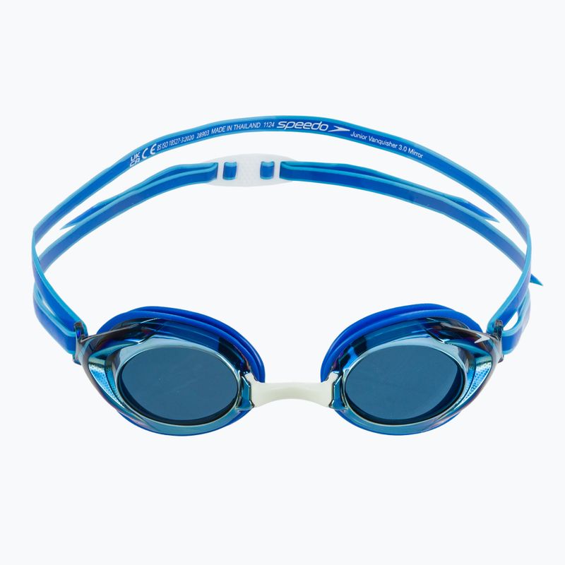 Dětské plavecké brýle Speedo Vanquisher 3.0 Mirror cobalt pop / cobalt / gold mirror 2