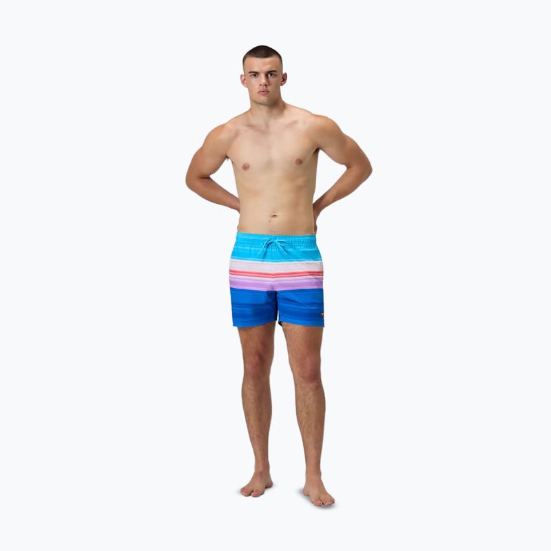 Pánské koupací šortky Speedo Printed Redondo Edge Volley 16" turkish sea 6