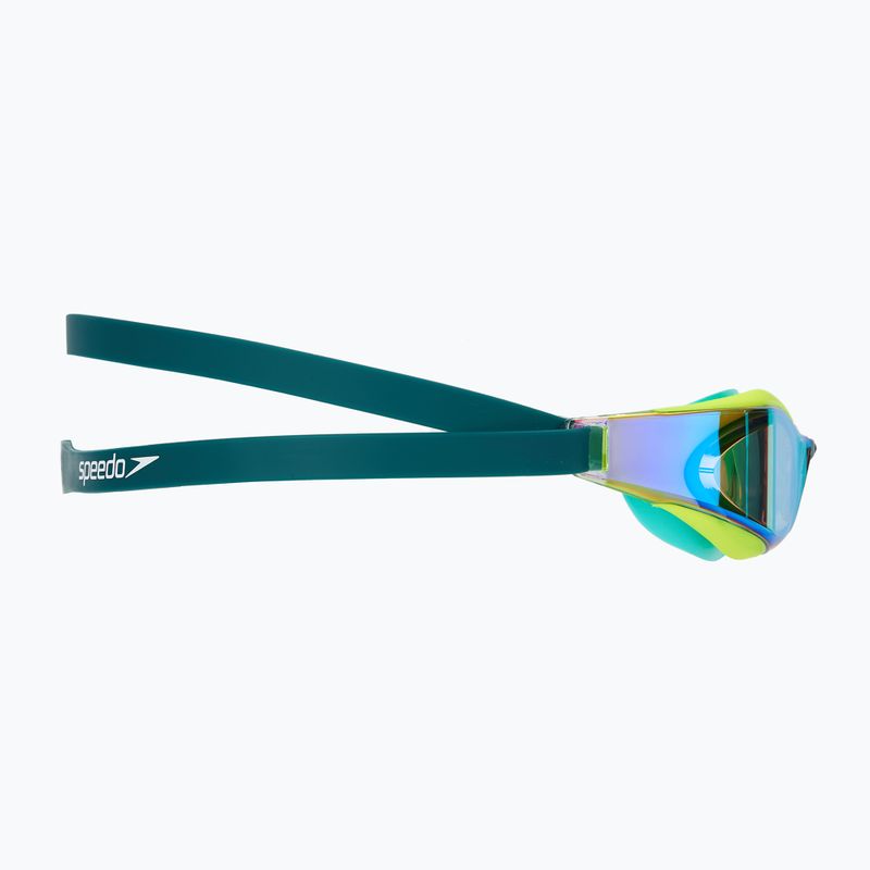 Plavecké brýle Speedo Fastskin Hyper Elite Mirror hyper yellow/steel/emerald mirror 3