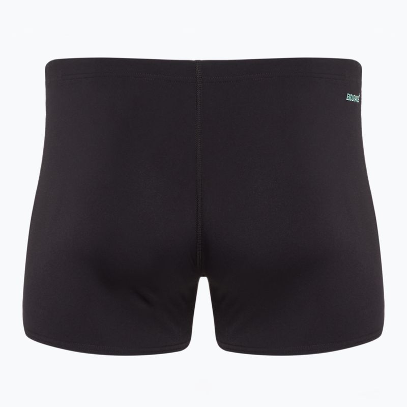 Pánské plavecké boxerky  Speedo Hyperboom Panel Aquashort black/dark teal 2