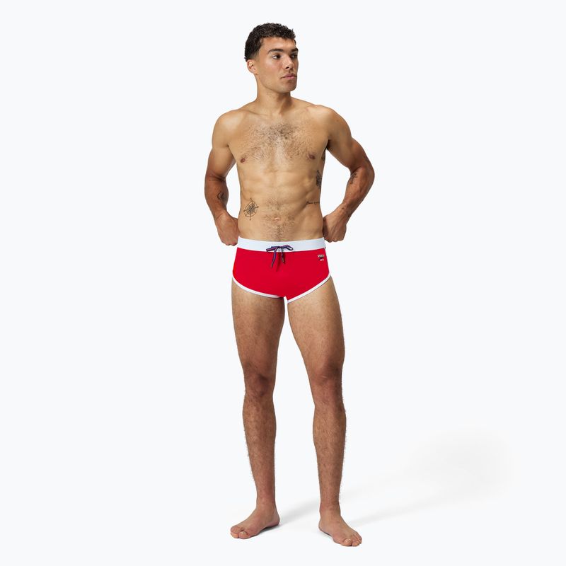 Pánské plavky Speedo Jetstream Retro Logo Brief high risk red 2