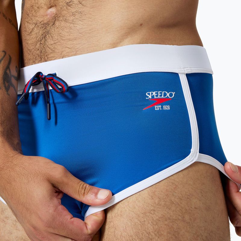 Pánské plavky Speedo Jetstream Retro Logo Brief turkish sea 4