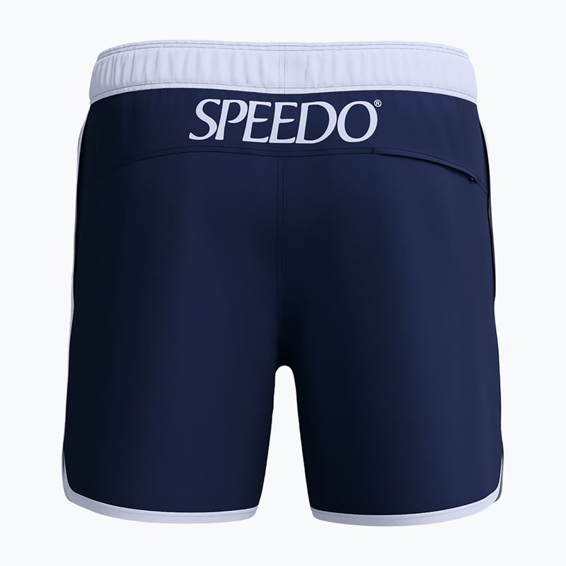 Pánské plavkové šortky Speedo Jetstream Retro Logo Volley 16" peacoat 2