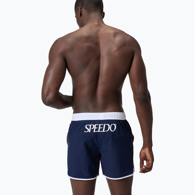 Pánské plavkové šortky Speedo Jetstream Retro Logo Volley 16" peacoat 6