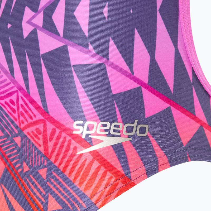 Dámské jednodílné plavky Speedo Placement Digital Vback balance blend/hapuna blue 3
