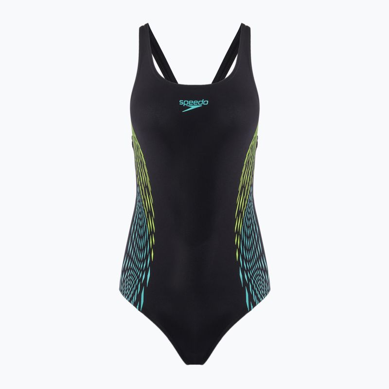 Jednodílné plavky Speedo Placement Muscleback hyper yellow