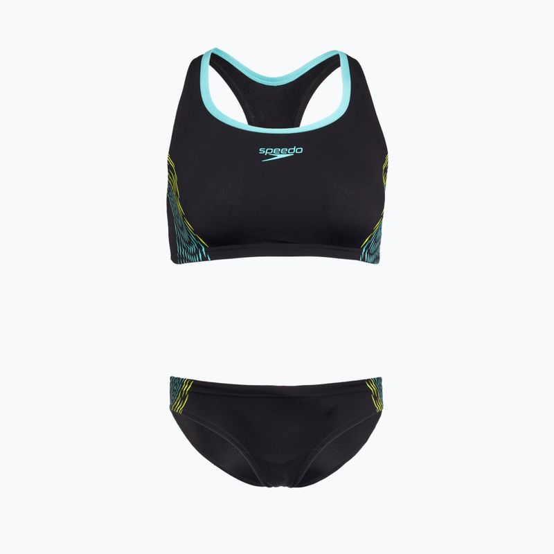 Dámské dvoudílné plavky Speedo Placement hyper yellow 