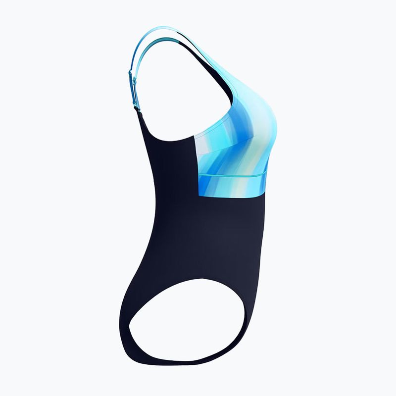 Dámské jednodílné plavky Speedo Shaping Contour Eclipse Printed true navy/berry 4