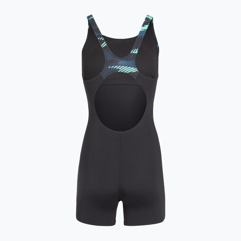 Dámské jednodílné plavky Speedo HyperBoom Splice Legsuit dark teal 2