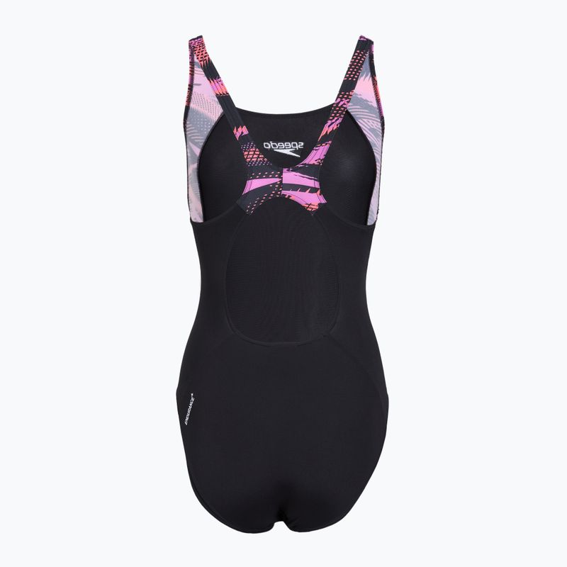 Dámské jednodílné plavky Speedo HyperBoom Splice Muscleback neon violet 2