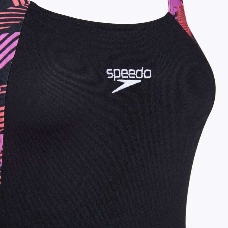 Dámské jednodílné plavky Speedo HyperBoom Splice Muscleback neon violet 3