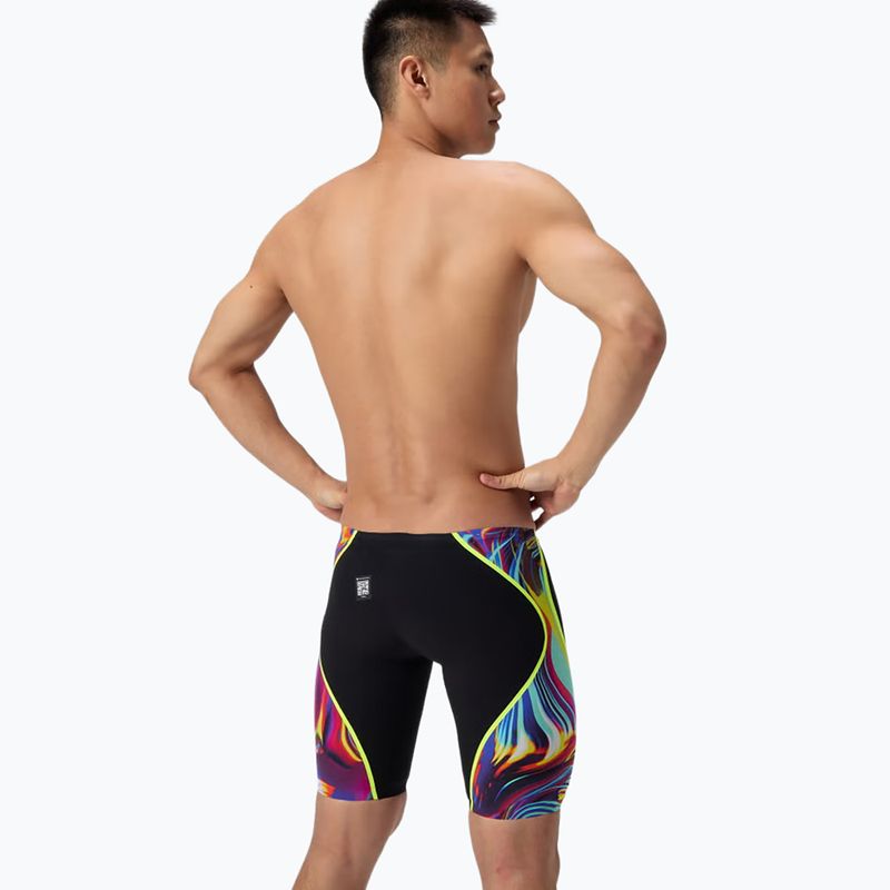 Pánské plavecké jammery Speedo Fastskin LZR Intent 2.0 Jammer black/molten blur/hyper yellow 3