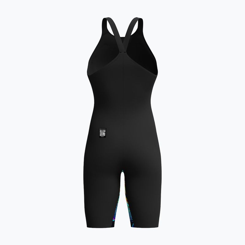Dámské jednodílné plavky Speedo Fastskin LZR Pure Valor 2.0 Closedback Kneeskin black/molten blur 2
