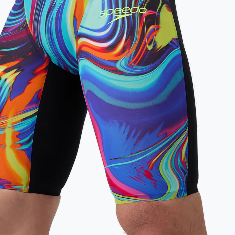 Pánské plavecké jammery Speedo Fastskin LZR Pure Valor 2.0 Jammer molten black/molten blur 5