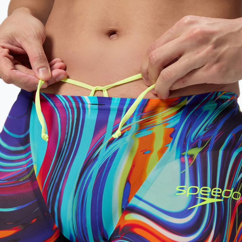 Pánské plavecké jammery Speedo Fastskin LZR Pure Valor 2.0 Jammer molten black/molten blur 6