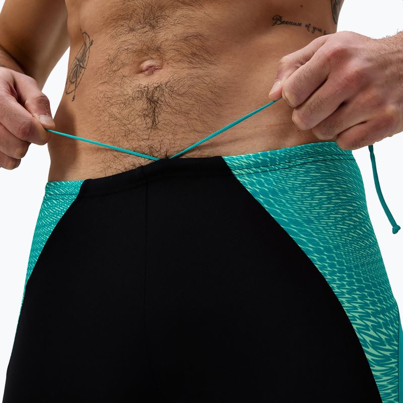 Pánské plavecké jammery Speedo Endurance+ MAX Splice Jammer black/turquoise gem 5